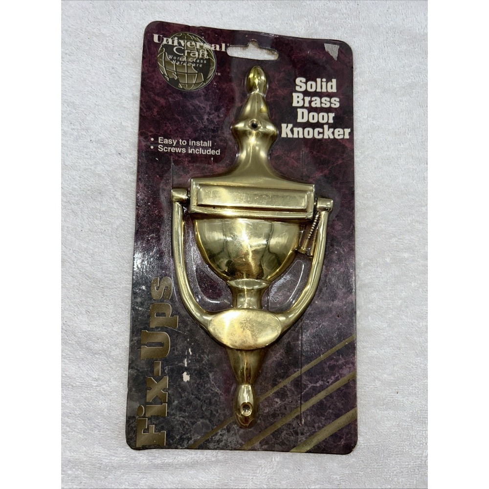 Solid Antique Brass Classic Traditional Georgian Style 8" Door Knocker